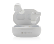 High-quality in-ear headphones with noise isolation and touch control colour white