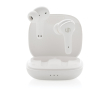 Compact high-quality earbuds with touch control colour white