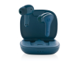 Compact high-quality earbuds with touch control colour blue