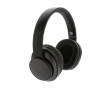 Foldable wireless headphones in recycled aluminium colour dark grey