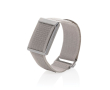 Ultra-thin health wristband with app and 1 ATM water resistance colour grey