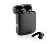 Wireless headphones with solar charging and BT 5.3 colour black