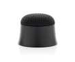 Magnetic speaker in recycled plastic that doubles as phone stand colour black
