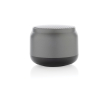 Wireless speaker in recycled plastic with microphone, 3 W colour grey