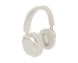 Over-ear headphones with supra-aural design and noise cancellation colour white