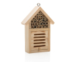 Small insect hotel made of wood, suitable for bees colour wood