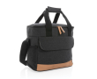 Large premium cooler bag for promotional giveaways colour black