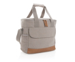 Large premium cooler bag for promotional giveaways colour grey