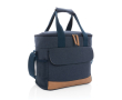 Large premium cooler bag for promotional giveaways colour blue