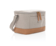 Premium branded cooler bag for 6 cans colour grey
