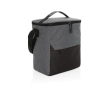 RPET cooler bag with front pocket, holds up to 12 cans colour grey
