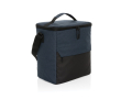 RPET cooler bag with front pocket, holds up to 12 cans colour blue