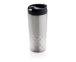 Geometric thermal mug with insulated function, 300 ml colour silver