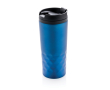 Geometric thermal mug with insulated function, 300 ml colour blue