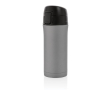 Thermal mugs with easy-open anti-drip system, 300 ml colour dark grey