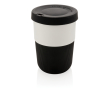 Large sustainable PLA takeaway cup, 380 ml colour black