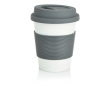 Biodegradable takeaway mug, dishwasher-safe, 350 ml colour grey