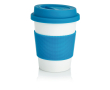 Biodegradable takeaway mug, dishwasher-safe, 350 ml colour blue