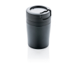 Very compact personalised thermal mug, 160 ml colour black