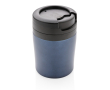 Very compact personalised thermal mug, 160 ml colour dark blue