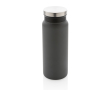 Recycled steel bottle with original cap, 600 ml colour dark grey
