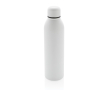 Promotional recycled steel thermal bottle, 500 ml colour white