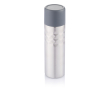 Modern design personalised steel thermos, 500 ml colour grey