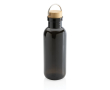 Recycled plastic bottle with cap and handle, 680 ml colour black