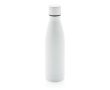 Elegant, promotional recycled steel bottle, 500 ml colour white