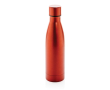 Elegant, promotional recycled steel bottle, 500 ml colour red