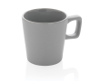 Ceramic mug with matte exterior and glossy interior, 300 ml colour grey