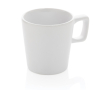 Ceramic mug with matte exterior and glossy interior, 300 ml colour white