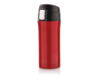 Recycled stainless steel thermos with secure lid, 300 ml colour red