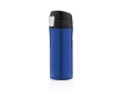 Recycled stainless steel thermos with secure lid, 300 ml colour blue
