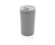Recycled thermal mug with anti-drip lid, 300 ml colour grey