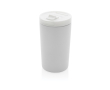 Recycled thermal mug with anti-drip lid, 300 ml colour white