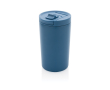 Recycled thermal mug with anti-drip lid, 300 ml colour blue