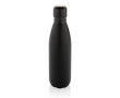 Recycled stainless steel bottle for cold drinks, 500 ml colour black