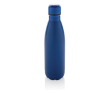 Recycled stainless steel bottle for cold drinks, 500 ml colour blue