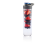 Large bottle with spout and fruit infuser, 800 ml colour blue