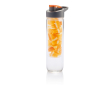 Large bottle with spout and fruit infuser, 800 ml colour orange