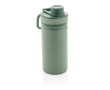 Sporty thermal bottle with matte finish, 550 ml colour mint green