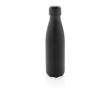 Branded stainless steel thermal bottle, 500 ml colour black