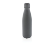 Branded stainless steel thermal bottle, 500 ml colour dark grey