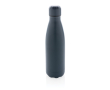 Branded stainless steel thermal bottle, 500 ml colour dark blue