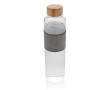 Branded glass water bottle for gifting, 750 ml colour transparent