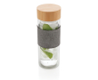Branded small glass bottles, 360 ml colour transparent