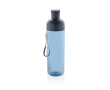 RPET bottle with detachable lid and carry handle, 600 ml colour navy-blue