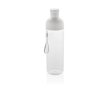 RPET bottle with detachable lid and carry handle, 600 ml colour white