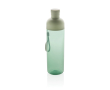 RPET bottle with detachable lid and carry handle, 600 ml colour green